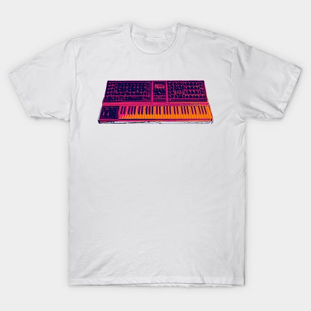 Synthesizer T-Shirt by lazartemarjun